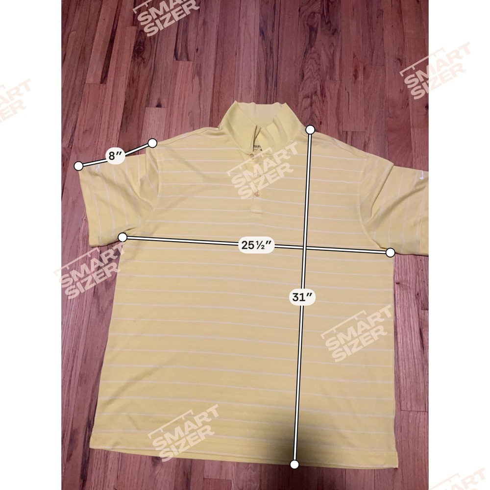Nike Yellow Performance Polo Shirt - Picture 9 of 9